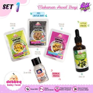 SET 1 : SET MAKANAN AWAL BAYI 7M+