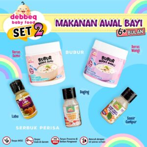 SET 2 : SET MAKANAN AWAL BAYI 6M+