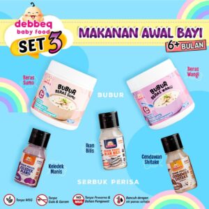 SET 3 : SET MAKANAN AWAL BAYI 6M+