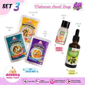 SET 3 : SET MAKANAN AWAL BAYI 7M+