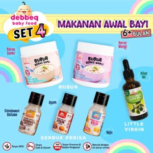 SET 4 : SET MAKANAN AWAL BAYI 6M+