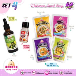 SET 4 : SET MAKANAN AWAL BAYI 7M+