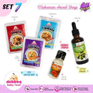 SET 7 : SET MAKANAN AWAL BAYI 7M+