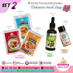 SET 2 : SET MAKANAN AWAL BAYI 7M+