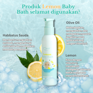 Mamz Lemon Baby Bath 125 ML - Image 4